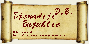 Đenadije Bujuklić vizit kartica